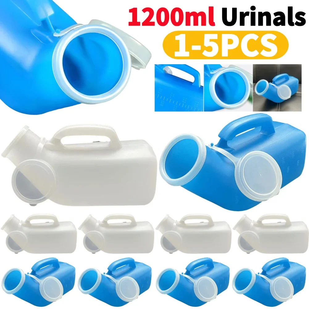 5-1Pcs 1200ml Urinals for Men Spill Proof Pee Container Plastic Urine Bottle with Lid for Car Elderly and Incontinence
5-1Pcs 1200ml Urinals for Men Spill Proof Pee Container Plastic Urine Bottle with Lid for Car Elderly and Incontinence