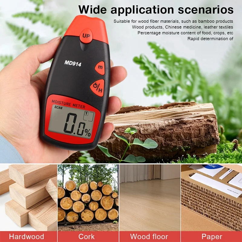 Moisture Meter Timber Digital Moisture Tester 4 Probe Paper Water Contain Tester 0.02 to
Moisture Meter Timber Digital Moisture Tester 4 Probe Paper Water Contain Tester 0.02 to