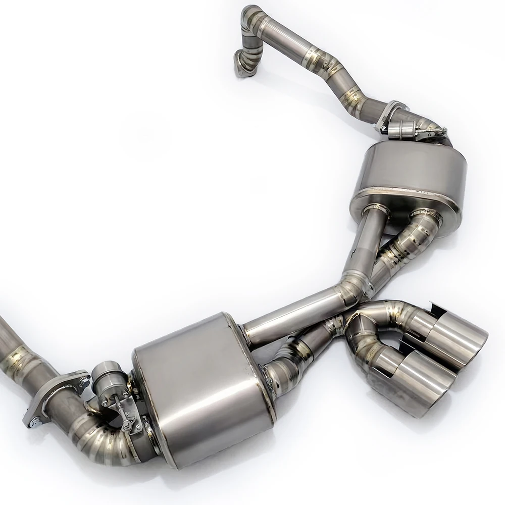 Suitable for titanium cat-back exhaust system of Porsche Cayman 981 2.7 and 3.4 models from 2011 to 2015
Suitable for titanium cat-back exhaust system of Porsche Cayman 981 2.7 and 3.4 models from 2011 to 2015