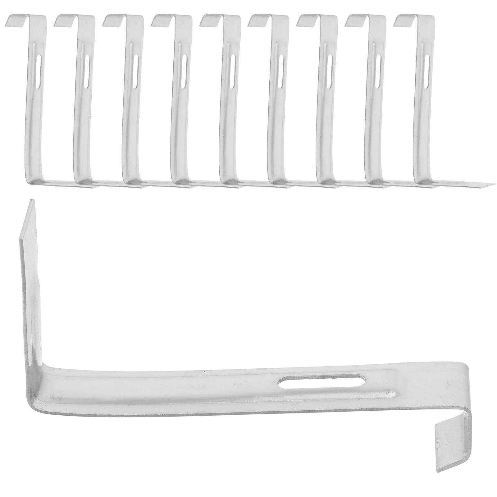 10pcs Clips Stainless Steel Non-Slip Tile Fixing Hook Snow Guard Roof Clamp Tool Roof Supplies Home Safety
10pcs Clips Stainless Steel Non-Slip Tile Fixing Hook Snow Guard Roof Clamp Tool Roof Supplies Home Safety