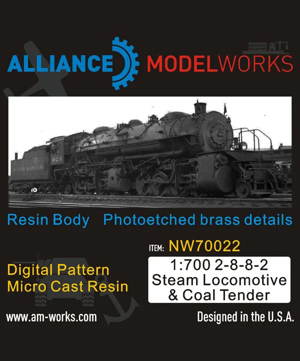 AM-WORKS NW70022 1/700 Dockyard Diorama Series2-8-8-2 Локомотив и угольный нежный
AM-WORKS NW70022 1/700 Dockyard Diorama Series2-8-8-2 Локомотив и угольный нежный