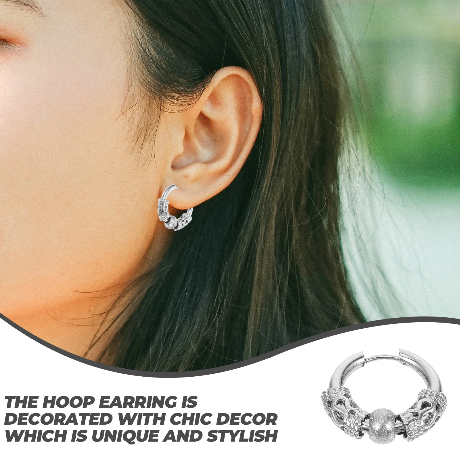 Retro Dragon Pattern Earrings Heart Hoop for Women Teen Girls Studs Alloy Hoops Statement Man
Retro Dragon Pattern Earrings Heart Hoop for Women Teen Girls Studs Alloy Hoops Statement Man