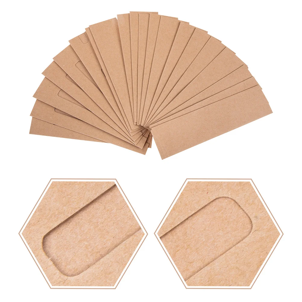 50 Pcs Tape Kraft Paper Pen Case Wrapping Sleeves Pencil Packing Tubes Khaki Single Bag Office
50 Pcs Tape Kraft Paper Pen Case Wrapping Sleeves Pencil Packing Tubes Khaki Single Bag Office