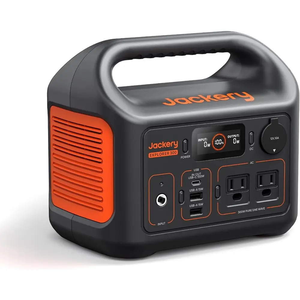 Portable Power Station 300, 292Wh LiFePO4 Battery Backup, Ideal for Outdoor Camping, Travel, and Emergency Use (Optional Solar P
Portable Power Station 300, 292Wh LiFePO4 Battery Backup, Ideal for Outdoor Camping, Travel, and Emergency Use (Optional Solar P
