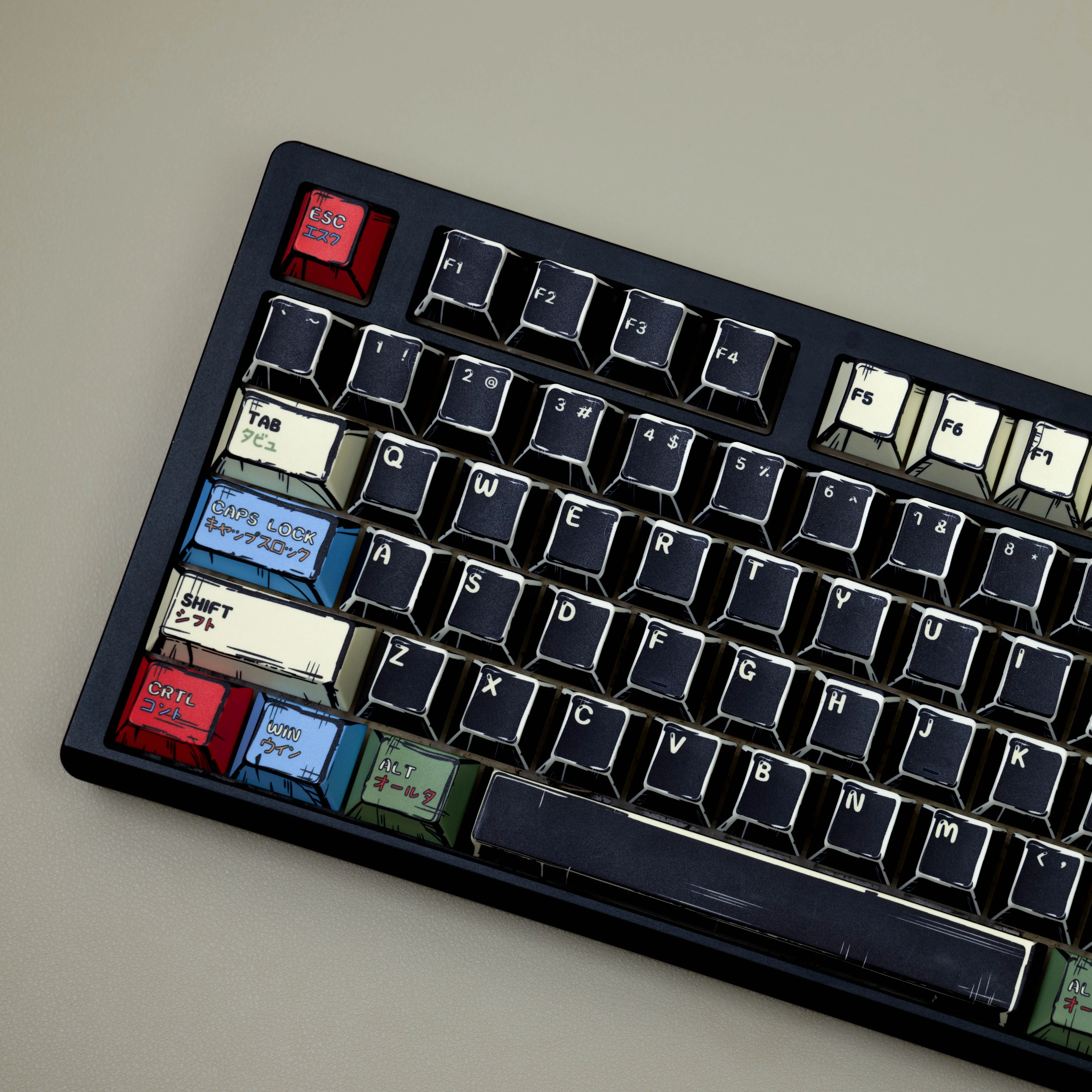 Comic keycap Godzilla Monster DE/FR/ES/RU/KR/EN/AR/JP Dye Sub PBT Cherry Profile Keycaps For mechanical keyboards Wooting Hi75
Comic keycap Godzilla Monster DE/FR/ES/RU/KR/EN/AR/JP Dye Sub PBT Cherry Profile Keycaps For mechanical keyboards Wooting Hi75
