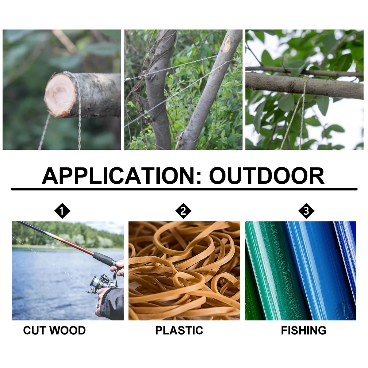 4Pcs Survival Chain Wire Durable Lightweight Outdoor Gear for Camping Hiking Hunting Survival Supplies Outdoor
4Pcs Survival Chain Wire Durable Lightweight Outdoor Gear for Camping Hiking Hunting Survival Supplies Outdoor