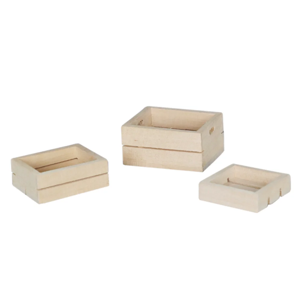 Fruit Vegetable Box Three Piece Set Miniature Wooden DIY Crafts Natural Wood Material Kids Room Decor Mini House Furniture
Fruit Vegetable Box Three Piece Set Miniature Wooden DIY Crafts Natural Wood Material Kids Room Decor Mini House Furniture