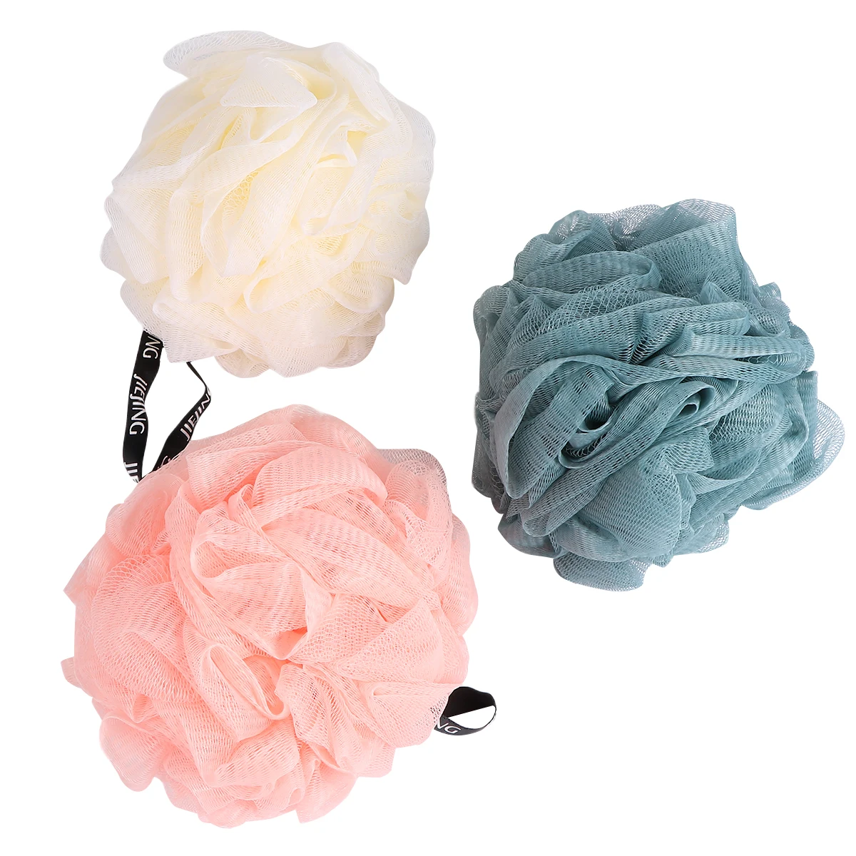 3pcs Shower Bath Ball Mesh Bath Ball Exfoliating Body Scrub Lathering Tool Portable Travel Size With Rope Pink Beige Blue
3pcs Shower Bath Ball Mesh Bath Ball Exfoliating Body Scrub Lathering Tool Portable Travel Size With Rope Pink Beige Blue