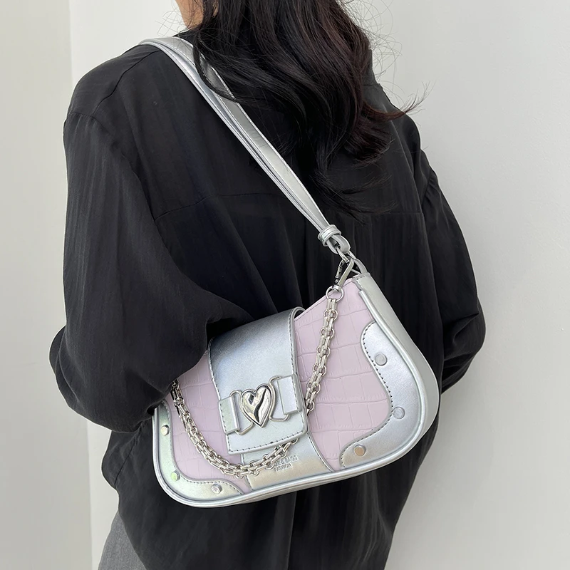 Hot Selling Novelty PU Leather Female Single Shoulder Bag Girls Small Cute Messenger Bags Women Tote Hand Bag with Chain
Hot Selling Novelty PU Leather Female Single Shoulder Bag Girls Small Cute Messenger Bags Women Tote Hand Bag with Chain