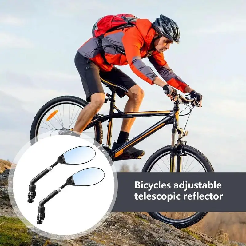 Cycling Mirrors For Handlebars Safe Cycling Rearview Mirror Shock-Resistant Glasses With Extendable Side Accessories For Road
Cycling Mirrors For Handlebars Safe Cycling Rearview Mirror Shock-Resistant Glasses With Extendable Side Accessories For Road
