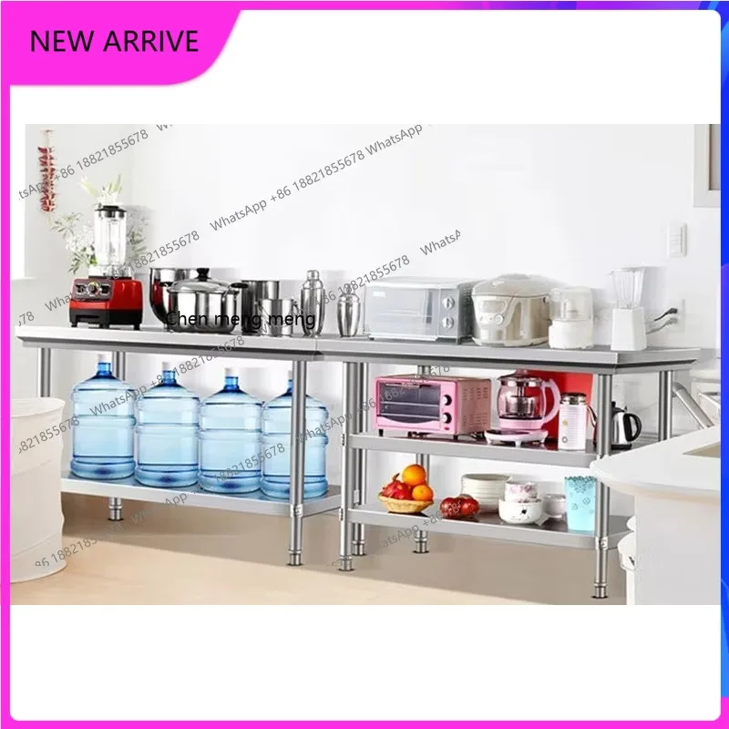 Commercial double flat workbench, kitchen console stainless steel shelf H
Commercial double flat workbench, kitchen console stainless steel shelf H