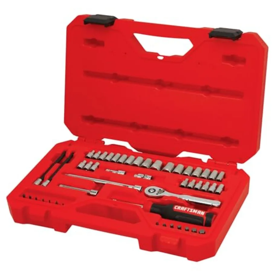 48Pc 1/4-in. Drive Mechanics Tool Set CMMT12117
48Pc 1/4-in. Drive Mechanics Tool Set CMMT12117
