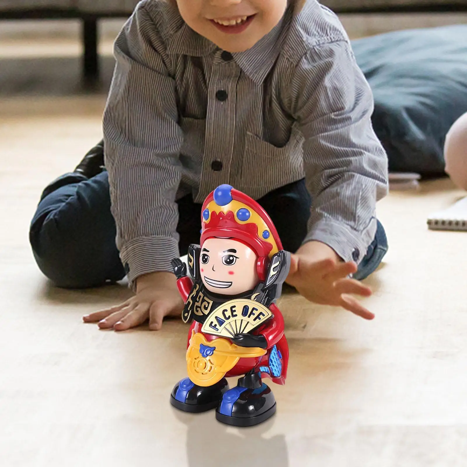 Face Changing Doll, Chinese Folk Art Toys, Gifts for Kids LED Lights and Music
Face Changing Doll, Chinese Folk Art Toys, Gifts for Kids LED Lights and Music