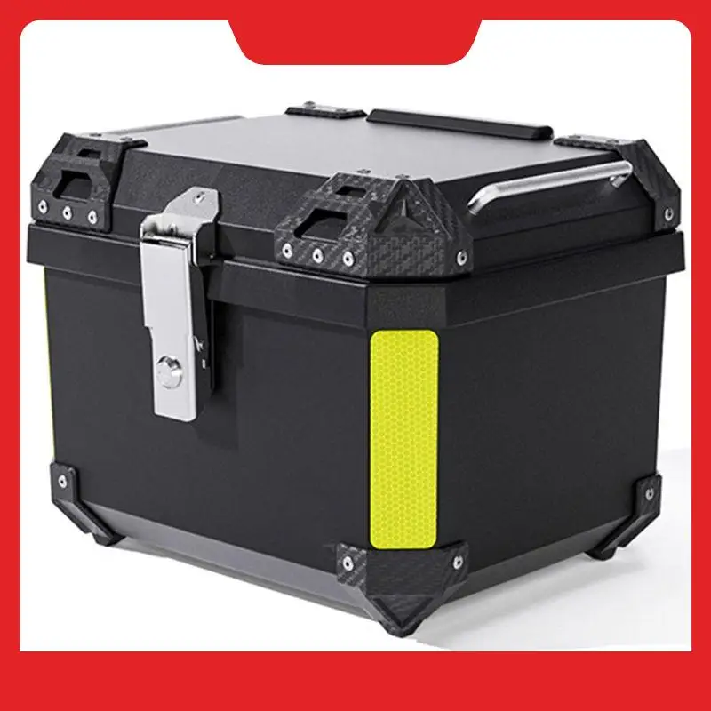Waterproof ABS For Motorcycle Trunk Top Box High-Capacity Rear Storage Box Universal Fit For Motorcycles