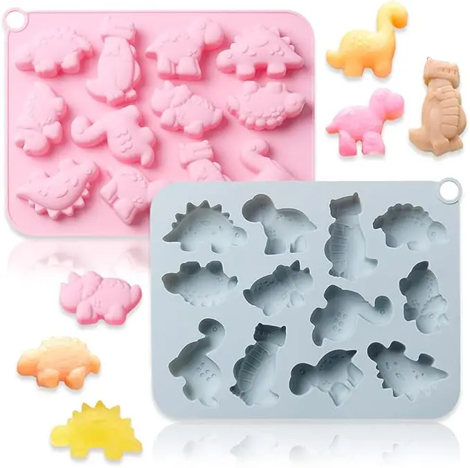VERIDIAN 12 Holes Large Dinosaur Silicone Molds Fondant Cake Chocolate Mold Ice Cube Cake Mould Cake Decoration Accessories
VERIDIAN 12 Holes Large Dinosaur Silicone Molds Fondant Cake Chocolate Mold Ice Cube Cake Mould Cake Decoration Accessories