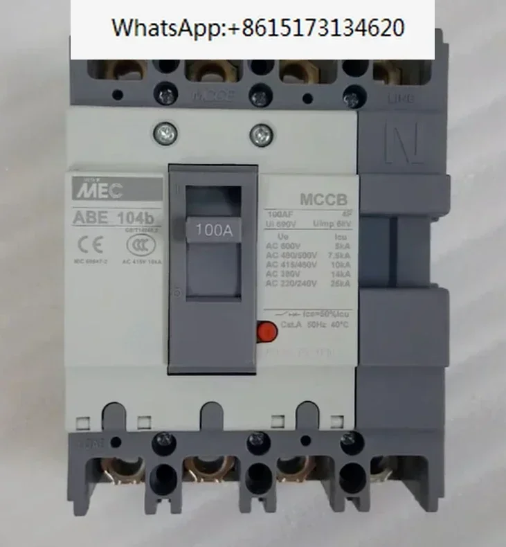 ABE104b Authentic original ABE 104b Molded case circuit breaker ABE-104B Air switch 4P 30A 40A 50A 60A 75A 100A
ABE104b Authentic original ABE 104b Molded case circuit breaker ABE-104B Air switch 4P 30A 40A 50A 60A 75A 100A