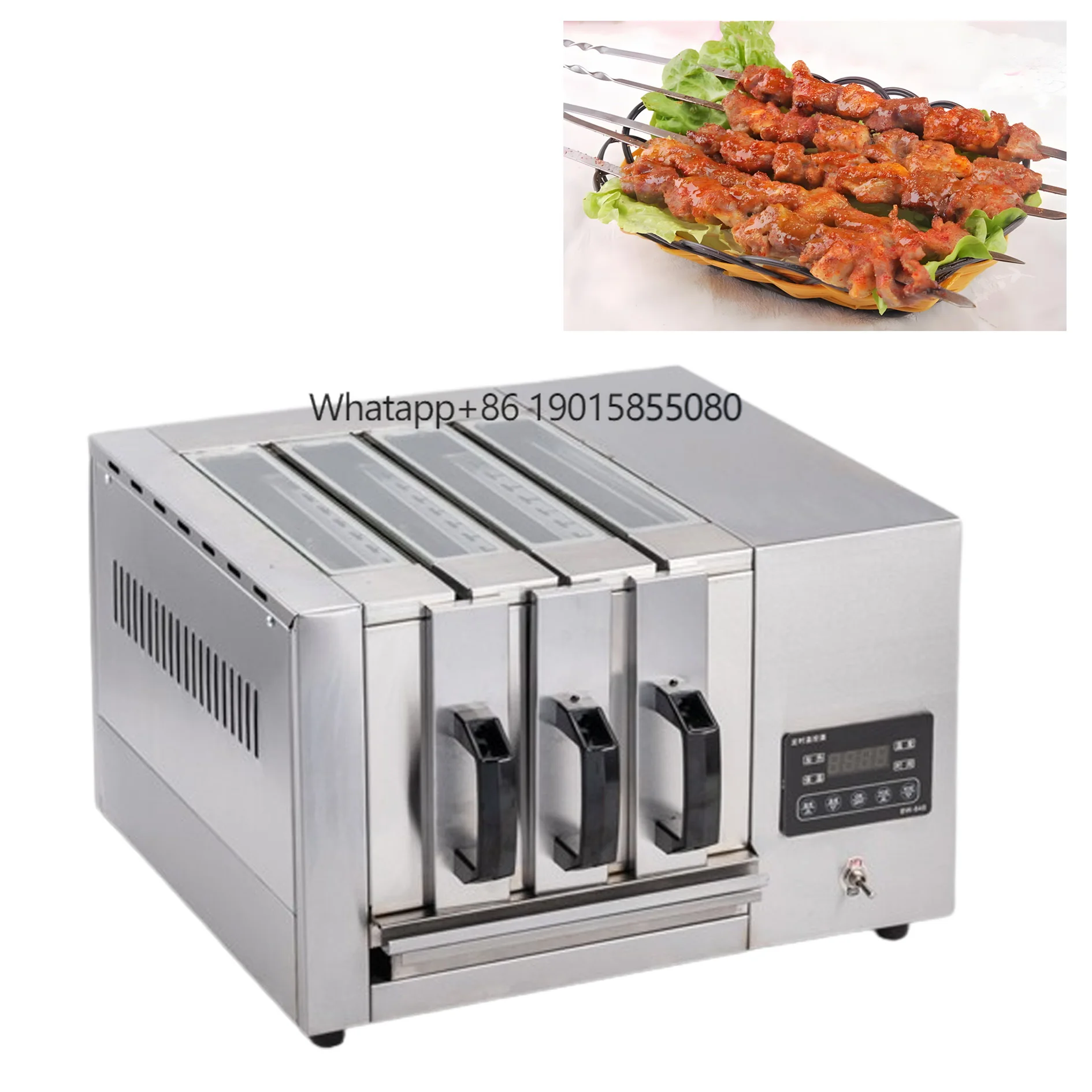 Electric Oven Kebab Machine Commercial Home Automatic Rotating Indoor Small Smokeless Barbecue Mutton Skewer
Electric Oven Kebab Machine Commercial Home Automatic Rotating Indoor Small Smokeless Barbecue Mutton Skewer