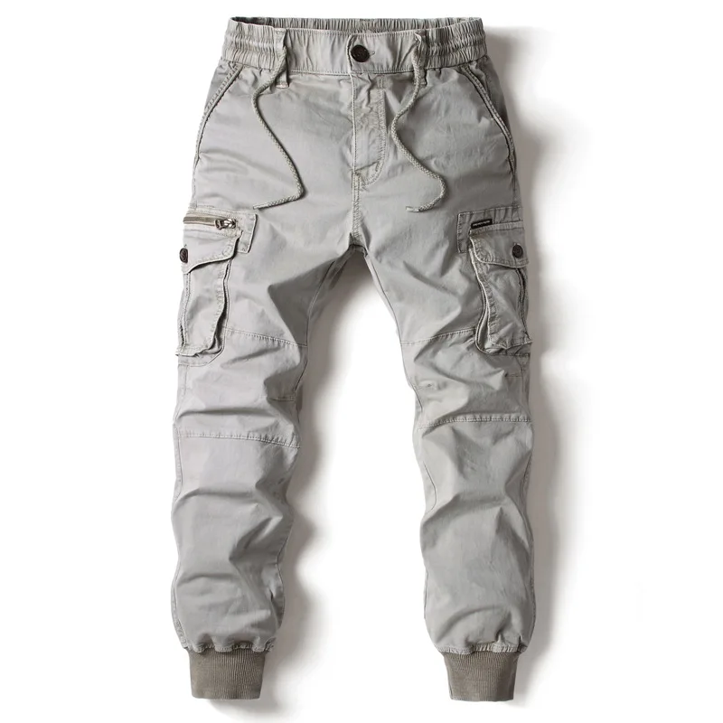 Elastic Waist Cargo Pants Men Cotton Casual Joggers Multi-Color Loose Fit Trousers Big Size Safari Sweatpants Mens Fashion
Elastic Waist Cargo Pants Men Cotton Casual Joggers Multi-Color Loose Fit Trousers Big Size Safari Sweatpants Mens Fashion