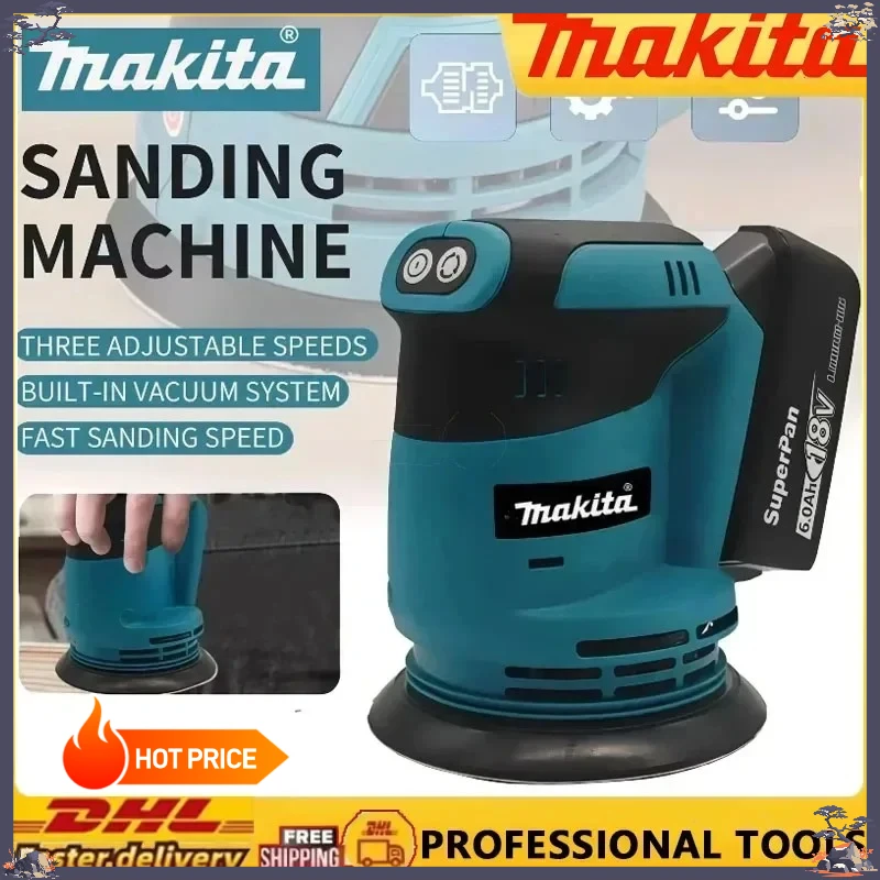 Makita DBO180Z Cordless Disc Sanding Machine | Ideal for Woodworking & Clay Polishing |For Makita Battery Bare Tool 18V/20V
Makita DBO180Z Cordless Disc Sanding Machine | Ideal for Woodworking & Clay Polishing |For Makita Battery Bare Tool 18V/20V