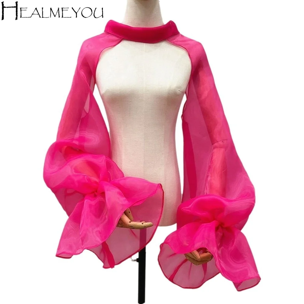 Puffy Bridal Sleeves Transparent High Neck Wedding Arm Sleeves Detachable Sleeves Long Sleeve Arm Covers Evening Prom
Puffy Bridal Sleeves Transparent High Neck Wedding Arm Sleeves Detachable Sleeves Long Sleeve Arm Covers Evening Prom
