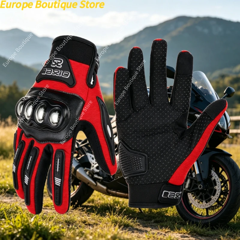 Men Summer Anti Fall Motorcycle Gloves Thin Breathable Touch Screen Anti Slip for Motocross Electric Bike Riding Equipment
Men Summer Anti Fall Motorcycle Gloves Thin Breathable Touch Screen Anti Slip for Motocross Electric Bike Riding Equipment