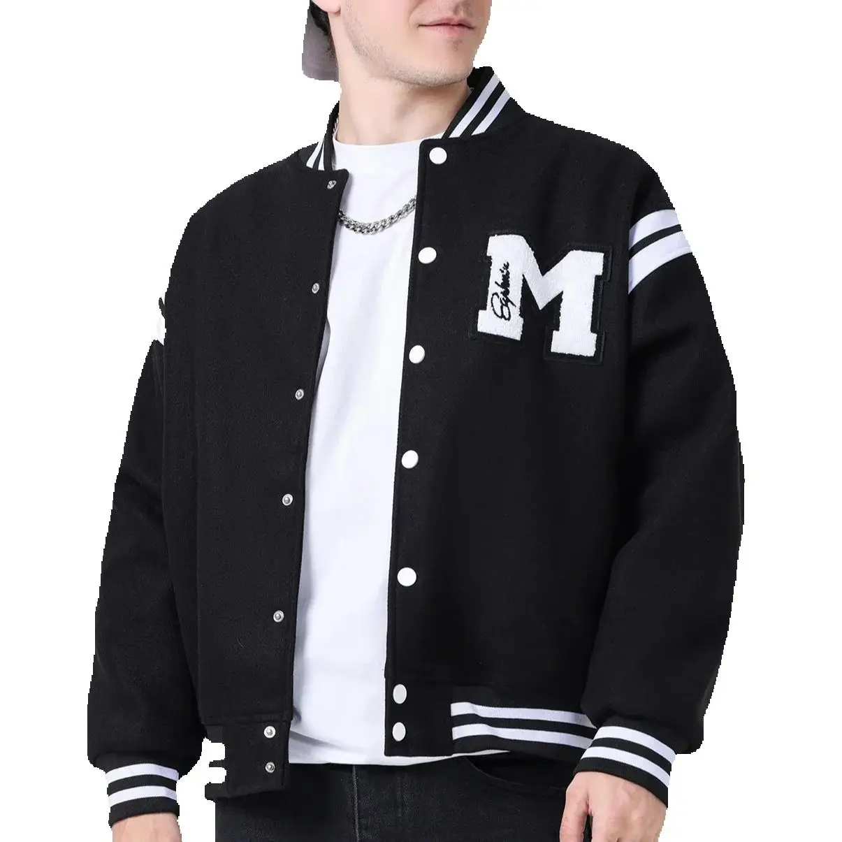 Men's Letter Embroidery Bomber Jacket Unisex Varsity Baseball Coats Vintage Loose Outerwear Spring&Autumn Streetwear 24H shipped
Men's Letter Embroidery Bomber Jacket Unisex Varsity Baseball Coats Vintage Loose Outerwear Spring&Autumn Streetwear 24H shipped