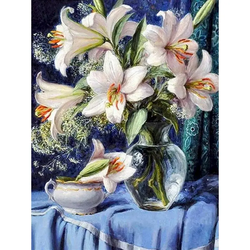 GATYZTORY 60x75cm Acrylic Painting By Numbers With Frame DIY Gift Coloring By Numbers White Flower Canvas Painting Home Decors
GATYZTORY 60x75cm Acrylic Painting By Numbers With Frame DIY Gift Coloring By Numbers White Flower Canvas Painting Home Decors