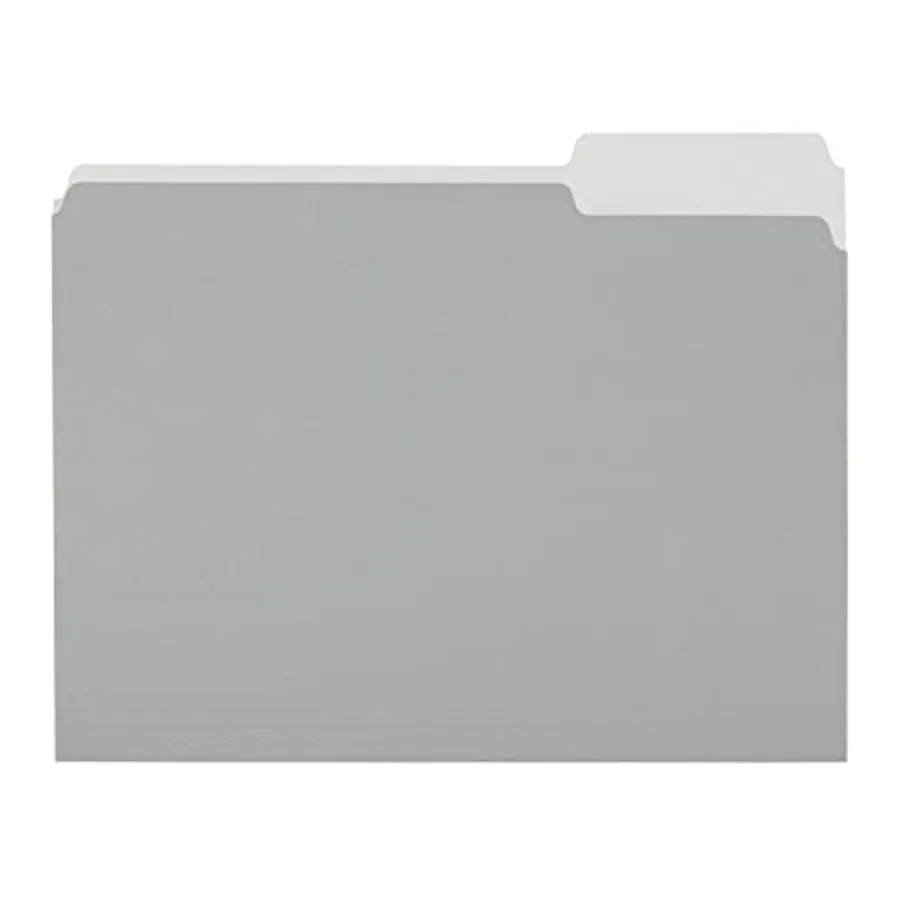File Folders for Organization, Letter Size, 1/3 Cut Tab
File Folders for Organization, Letter Size, 1/3 Cut Tab