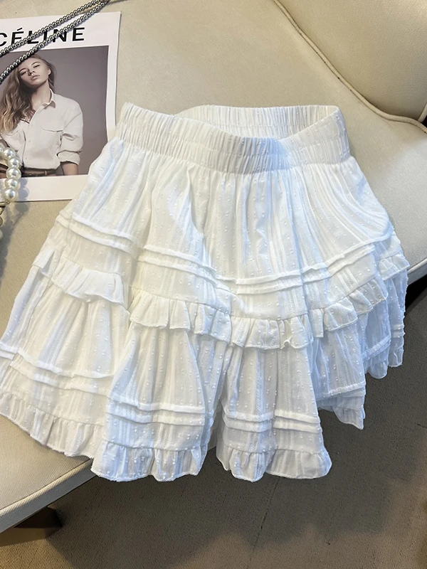 High Waist A-Line Cake Skirt Thin Style Women's Fashionable Versatile Half-length Slimming Knitted Lace Patchwork
High Waist A-Line Cake Skirt Thin Style Women's Fashionable Versatile Half-length Slimming Knitted Lace Patchwork