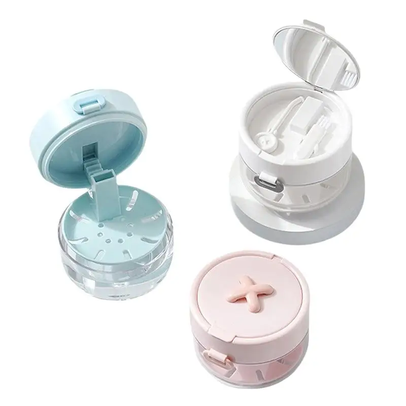 Portable 2 In 1 Multi-layer Denture Retainer Case With Clip-on Cap Cleaning Storage Box With Cleaning Brush No-Leak Oral Box
Portable 2 In 1 Multi-layer Denture Retainer Case With Clip-on Cap Cleaning Storage Box With Cleaning Brush No-Leak Oral Box