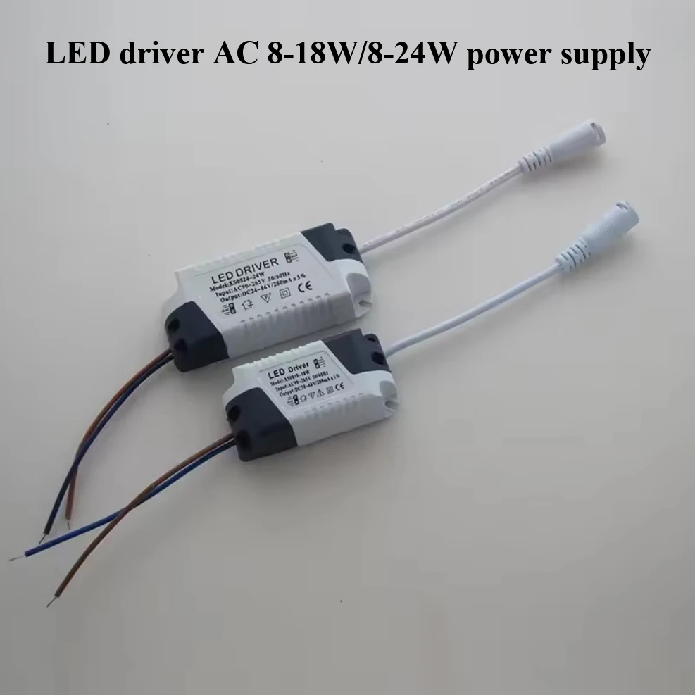 LED Driver AC 8-18W/ 8-24W Power Supply Adapter Waterproof Electric Supply Panel Ceilling Lamp Lighting Transformer
LED Driver AC 8-18W/ 8-24W Power Supply Adapter Waterproof Electric Supply Panel Ceilling Lamp Lighting Transformer