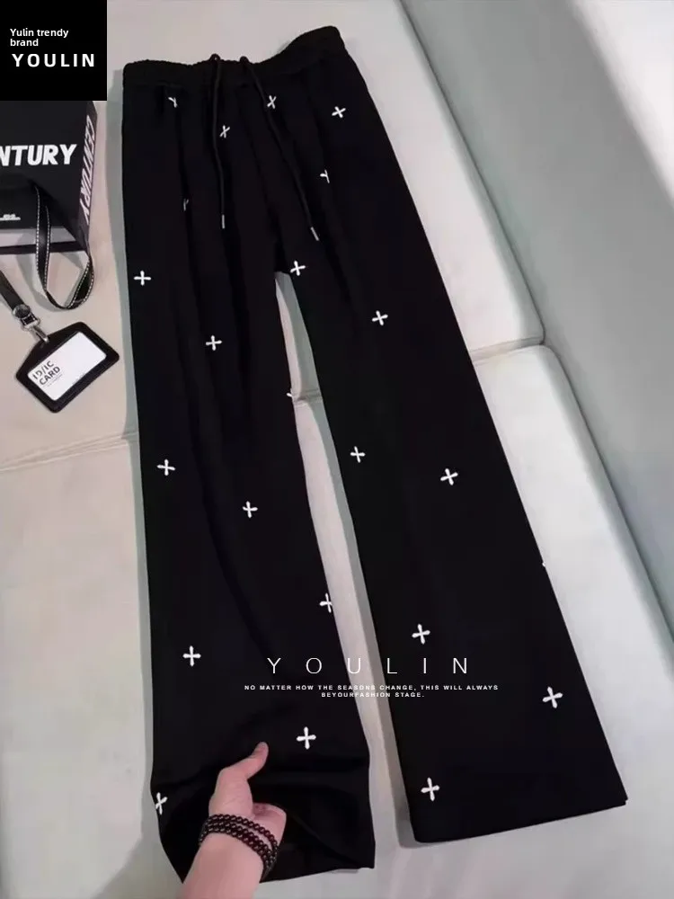 Bla Hiphop Street Dance Pants Men's Spring American Sle Cross Straight Leg Trousers Heavyweight Sweatpants Youth Faion
Bla Hiphop Street Dance Pants Men's Spring American Sle Cross Straight Leg Trousers Heavyweight Sweatpants Youth Faion