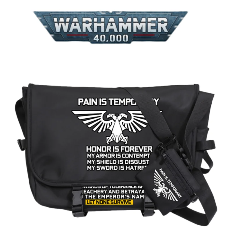 Warhammer 40K Imperial Eagle Game Periphery Boy Postman Bag Personality Handsome Large Capacity One Shoulder Crossbody Bag
Warhammer 40K Imperial Eagle Game Periphery Boy Postman Bag Personality Handsome Large Capacity One Shoulder Crossbody Bag