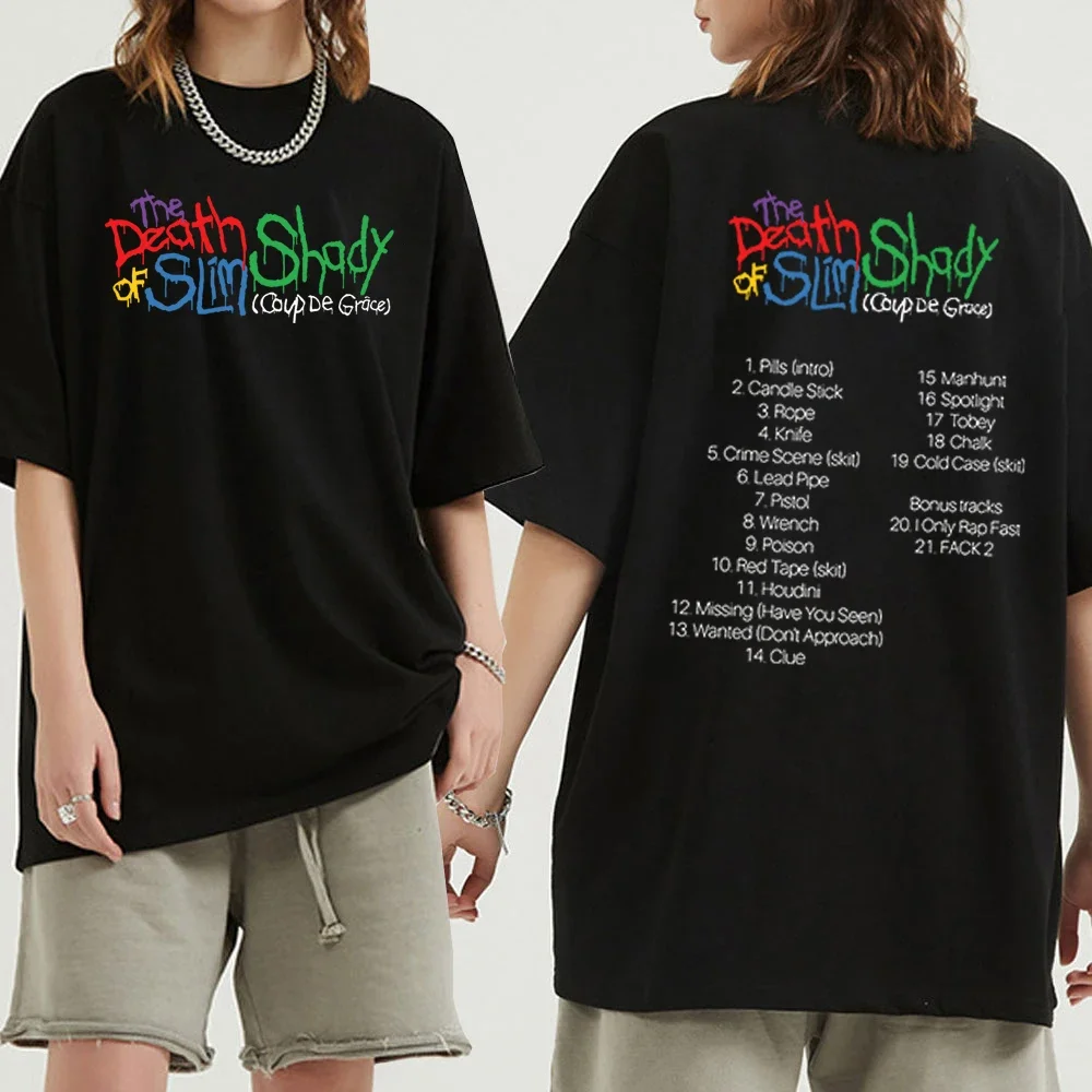 2024 Eminem New Album The Death of Slim Shady Tshirt Funny Men Clothing Harajuku Summer Tops Unisex Cotton Graphic T Shirts
2024 Eminem New Album The Death of Slim Shady Tshirt Funny Men Clothing Harajuku Summer Tops Unisex Cotton Graphic T Shirts