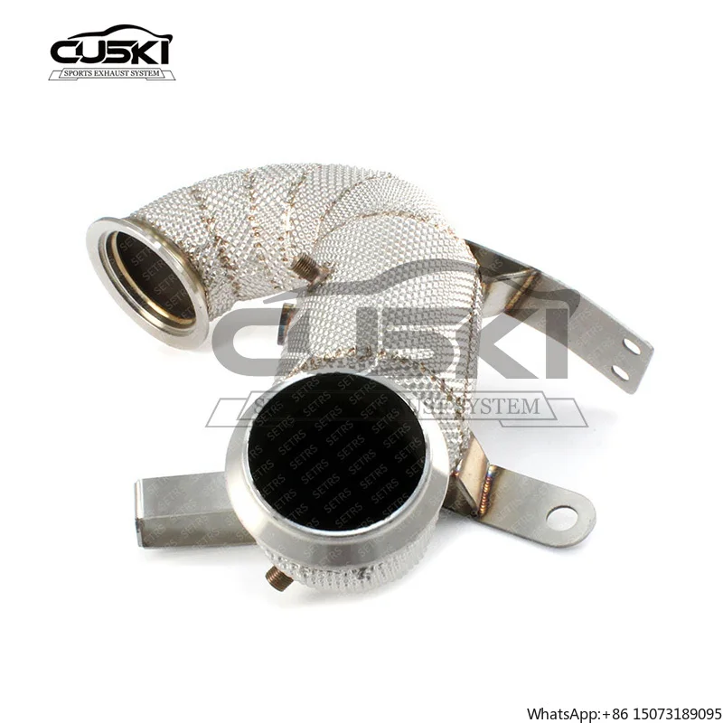 Exhaust Downpipe for A45/A45S W177 2.0T 2010-2022 Stainless Steel High Flow Catted Downpipe Car Exhaust System
Exhaust Downpipe for A45/A45S W177 2.0T 2010-2022 Stainless Steel High Flow Catted Downpipe Car Exhaust System