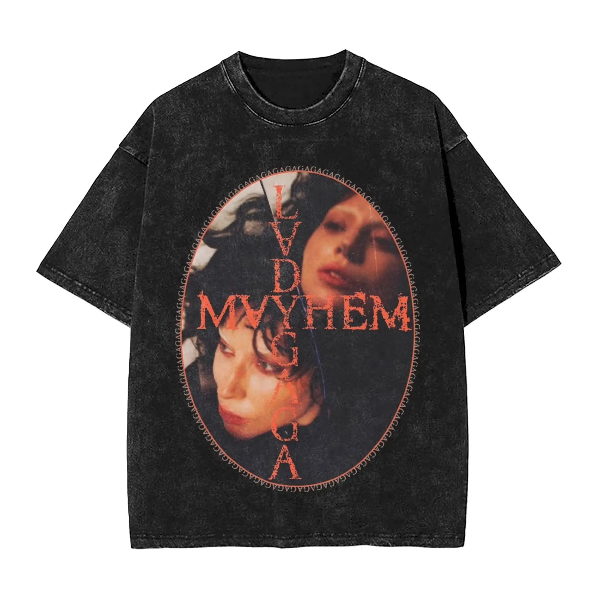 Lady Gaga Mayhem 2025 Album Washed T Shirts Streetwear Hip Hop Fashion T-Shirt Tees for Men Women Cotton Oversize
Lady Gaga Mayhem 2025 Album Washed T Shirts Streetwear Hip Hop Fashion T-Shirt Tees for Men Women Cotton Oversize