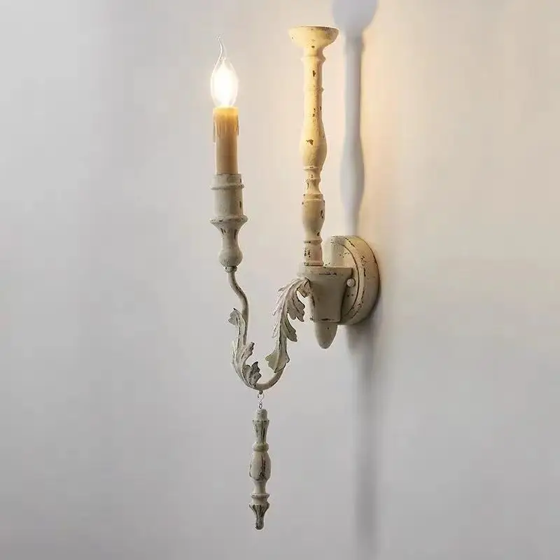 Creative American country French pastoral retro old wood wall lamp living room dining room bedroom corridor decorative lamp
Creative American country French pastoral retro old wood wall lamp living room dining room bedroom corridor decorative lamp