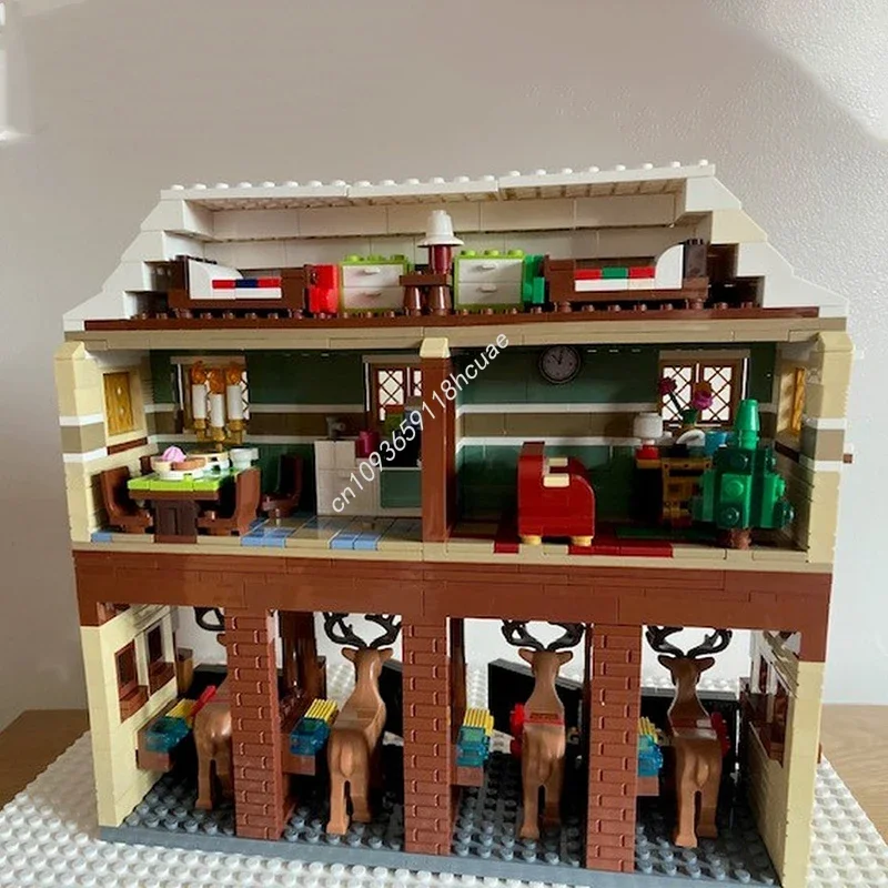 1093pcs MOC Winter Village Reindeer Stables Christmas Building Blocks Christmas Idea Brick STEM Educational Children DIY Gift
1093pcs MOC Winter Village Reindeer Stables Christmas Building Blocks Christmas Idea Brick STEM Educational Children DIY Gift