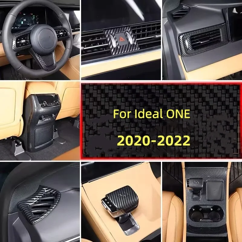 For Ideal ONE 2020 modified interior sticker accessories decorative carbon fiber ceiling window key frame shift panel sticke
For Ideal ONE 2020 modified interior sticker accessories decorative carbon fiber ceiling window key frame shift panel sticke