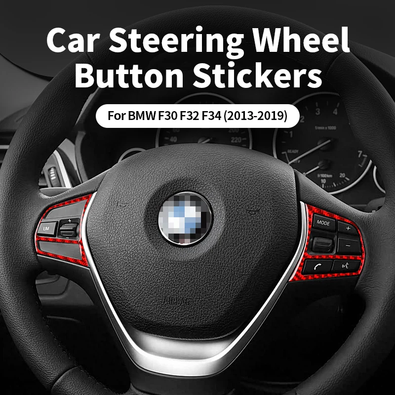 Carbon Fiber For BMW F30 F32 F34 (2013-2019) Car Steering Wheel Button Panel Trim Sticker Anti Scratch Interior Tuning Accessory
Carbon Fiber For BMW F30 F32 F34 (2013-2019) Car Steering Wheel Button Panel Trim Sticker Anti Scratch Interior Tuning Accessory