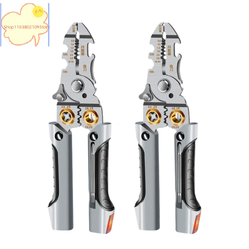 【HT】Foldable Wire Stripper With Electricity Measurement Plier For Cutting Pulling Wires Cable Electrician
【HT】Foldable Wire Stripper With Electricity Measurement Plier For Cutting Pulling Wires Cable Electrician