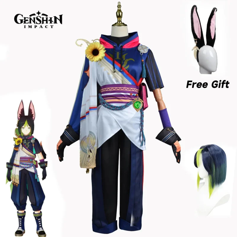 2025 New Cosplay Costume Genshin Impact Dress Uniform Game Role Play Outfit for Halloween Christmas Tighnari wigs s ★★★
2025 New Cosplay Costume Genshin Impact Dress Uniform Game Role Play Outfit for Halloween Christmas Tighnari wigs s ★★★