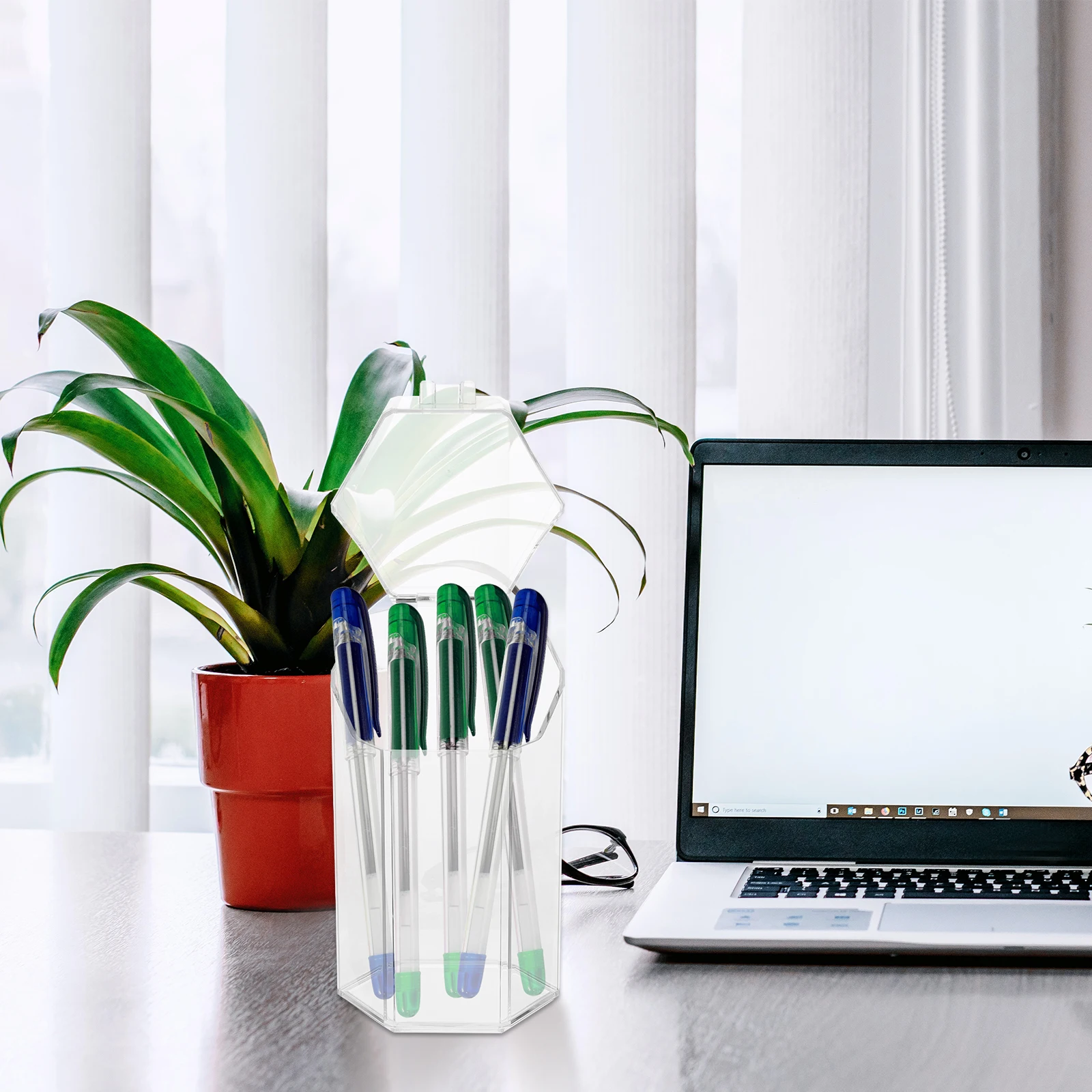 Large Capacity Pen Holder Storage Box Clear ABS Desk ganizer Stationery Holder Makeup Brush Bucket Office Supply File Folder
Large Capacity Pen Holder Storage Box Clear ABS Desk ganizer Stationery Holder Makeup Brush Bucket Office Supply File Folder