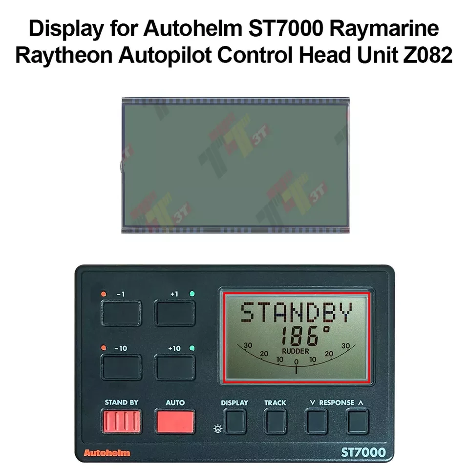 Display for Autohelm ST7000 Raymarine Raytheon Autopilot Control Head Unit Z082
Display for Autohelm ST7000 Raymarine Raytheon Autopilot Control Head Unit Z082