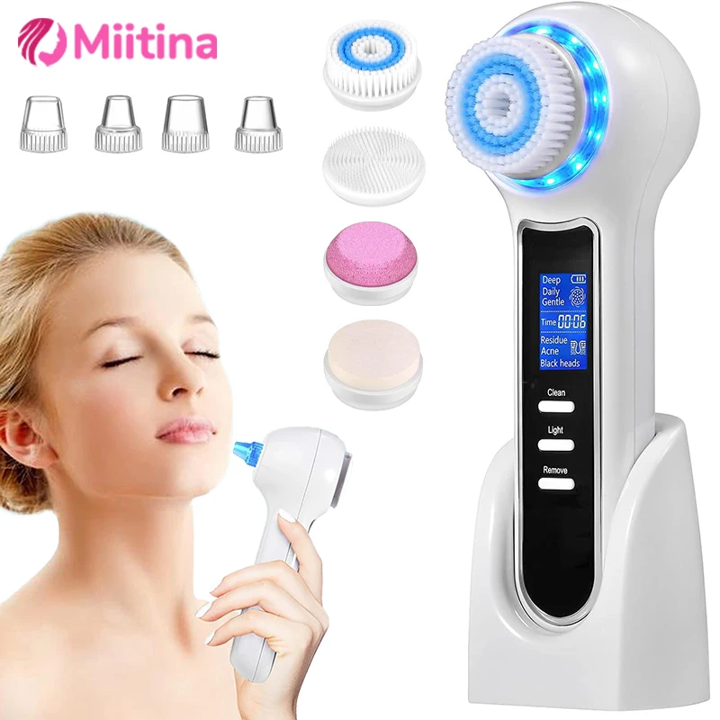 9 In 1 Electric Cleansing Brush facial cleansing brush manual massage facial soft bristles exfoliator face wash brush IPX7Beauty 
9 In 1 Electric Cleansing Brush facial cleansing brush manual massage facial soft bristles exfoliator face wash brush IPX7Beauty