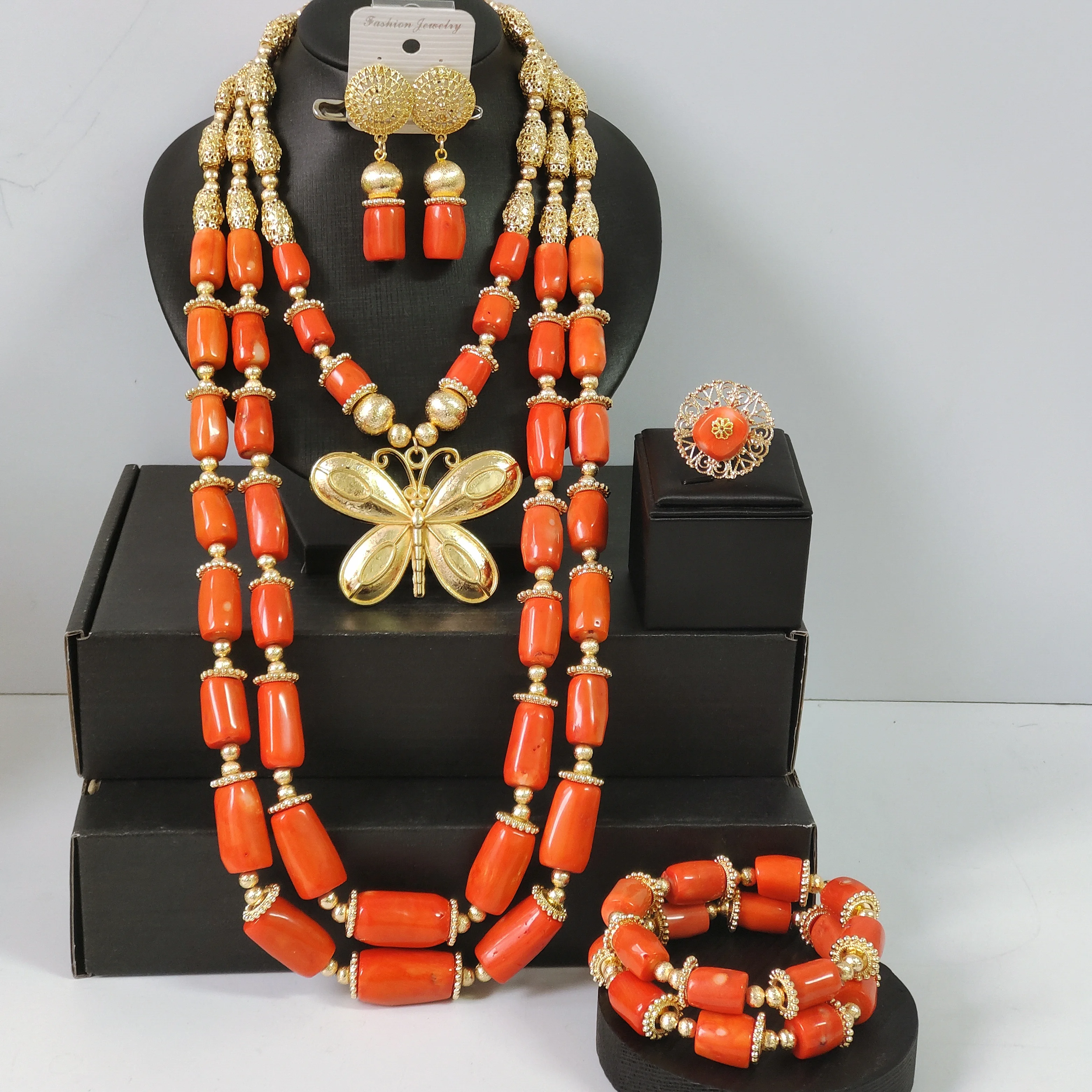 Nigerian Wedding African Coral Beads Jewelry Sets Real
Nigerian Wedding African Coral Beads Jewelry Sets Real