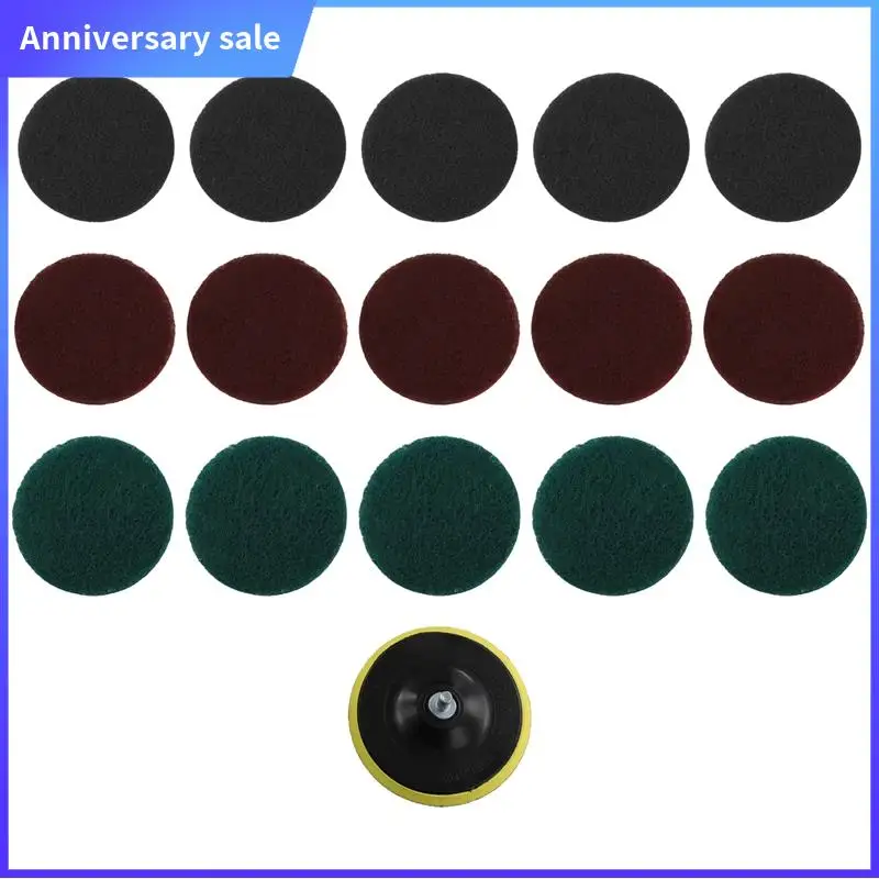 AD23-16Pcs 5Inch 3 Different Color Scrubbing Pads Drill Powered Brush Tile Scrubber Scouring Pads Cleaning Kit,Abrasive Buffing
AD23-16Pcs 5Inch 3 Different Color Scrubbing Pads Drill Powered Brush Tile Scrubber Scouring Pads Cleaning Kit,Abrasive Buffing