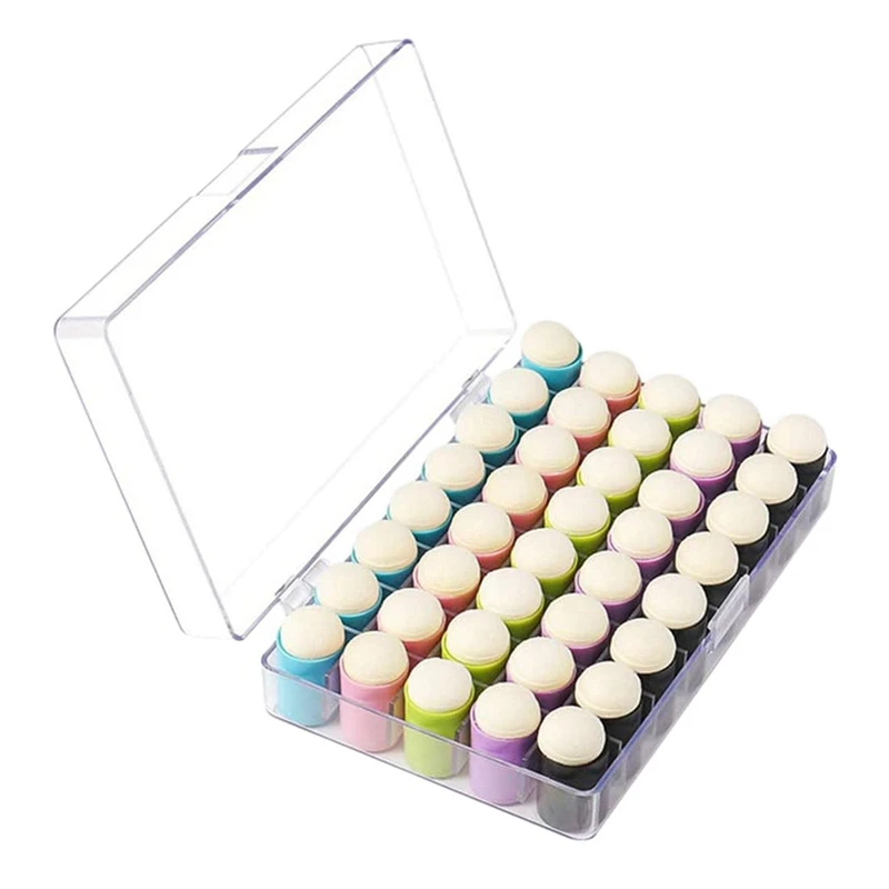 80 Pcs Finger Sponge Daubers Finger Painting Sponge Craft Drawing Sponge Dauber Set For Painting Art Ink Crafts Card
80 Pcs Finger Sponge Daubers Finger Painting Sponge Craft Drawing Sponge Dauber Set For Painting Art Ink Crafts Card