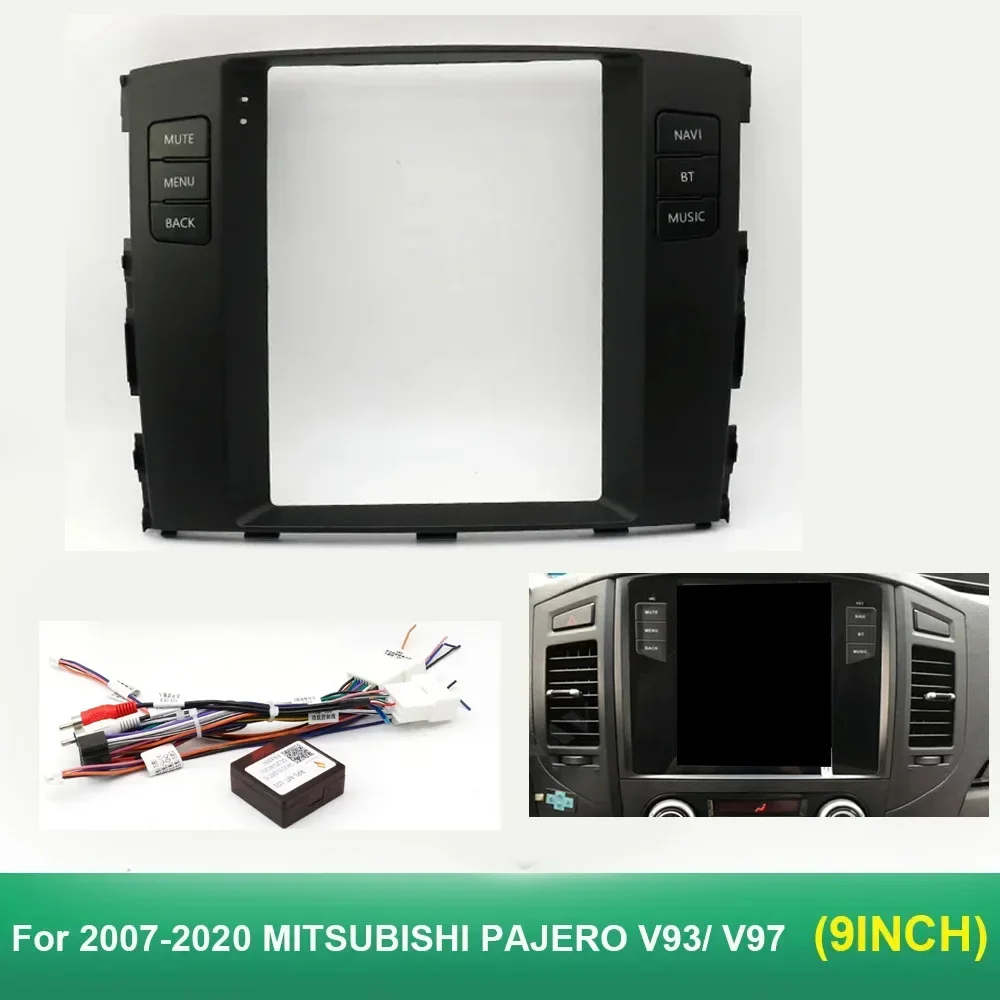 Для 2007-2020 MITSUBISHI PAJERO V93/ V97 (9,7 дюйма, вертикальный экран) автомобильное радио, облицовка Tesla Style Android MP5
Для 2007-2020 MITSUBISHI PAJERO V93/ V97 (9,7 дюйма, вертикальный экран) автомобильное радио, облицовка Tesla Style Android MP5