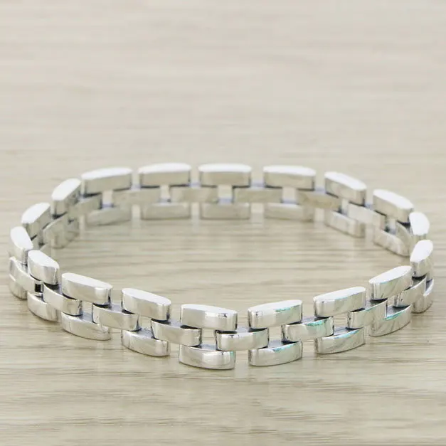 INS Cool Style All over 925 Sterling Silver Small Watch Band Design Smooth Face Bracelet Personalized Men's and Women's Temperam
INS Cool Style All over 925 Sterling Silver Small Watch Band Design Smooth Face Bracelet Personalized Men's and Women's Temperam